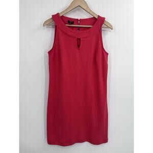 Talbots Coral Knit Sleeveless Shift Dress MP